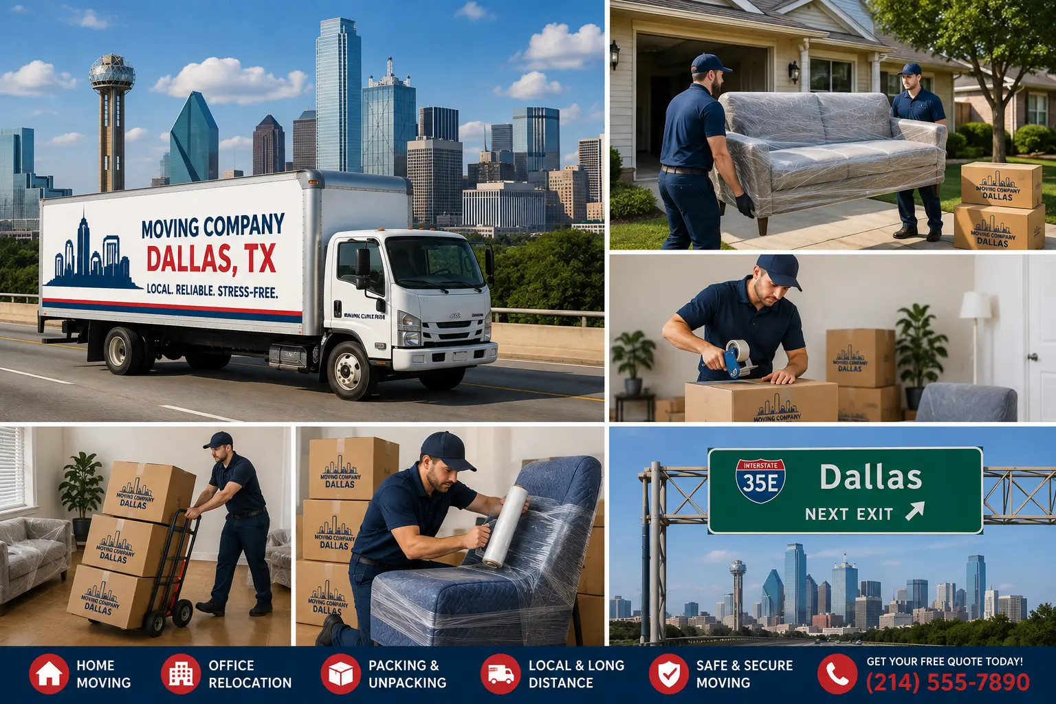 Professional movers in Dallas, TX
