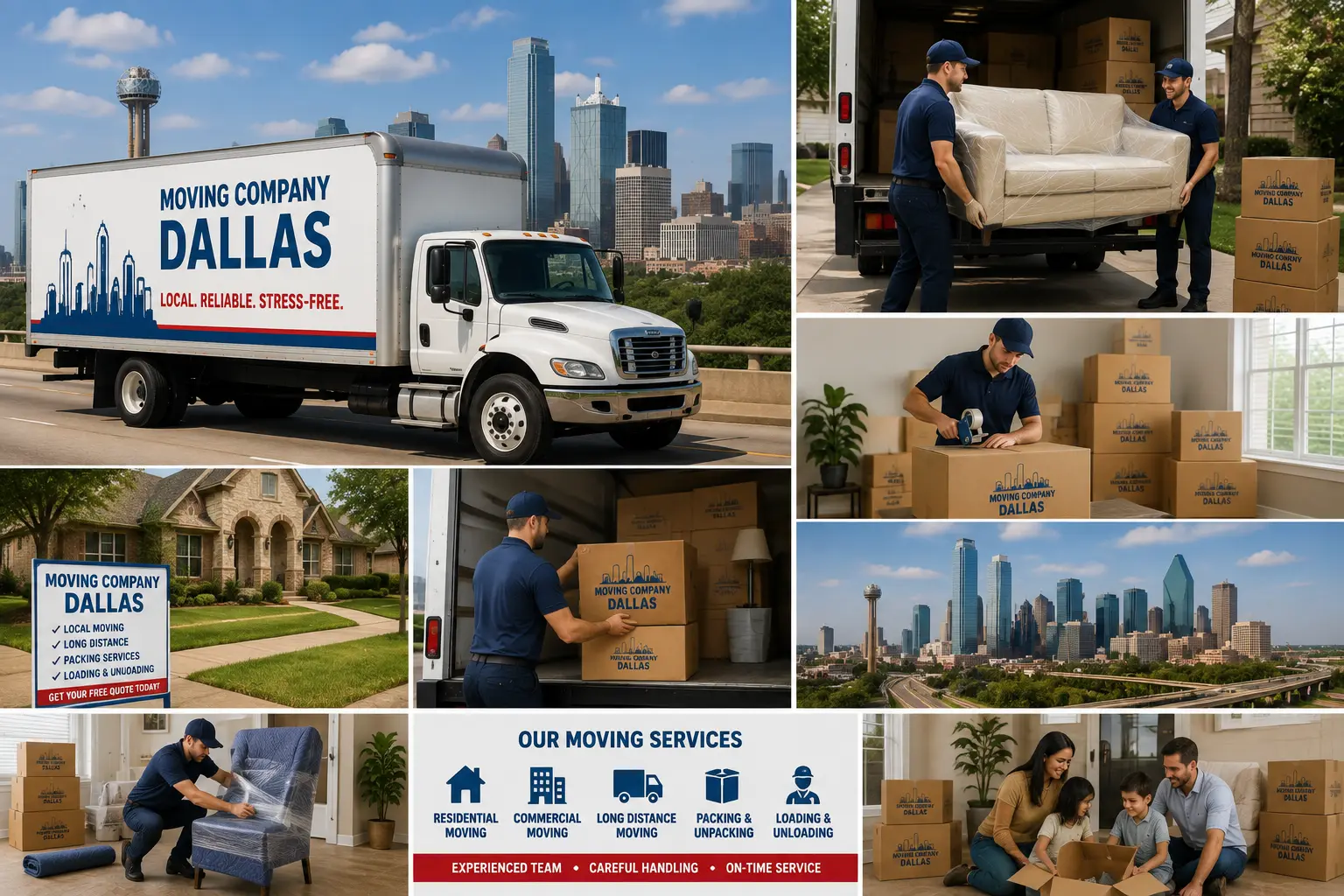 Residential moving in Dallas, TX
